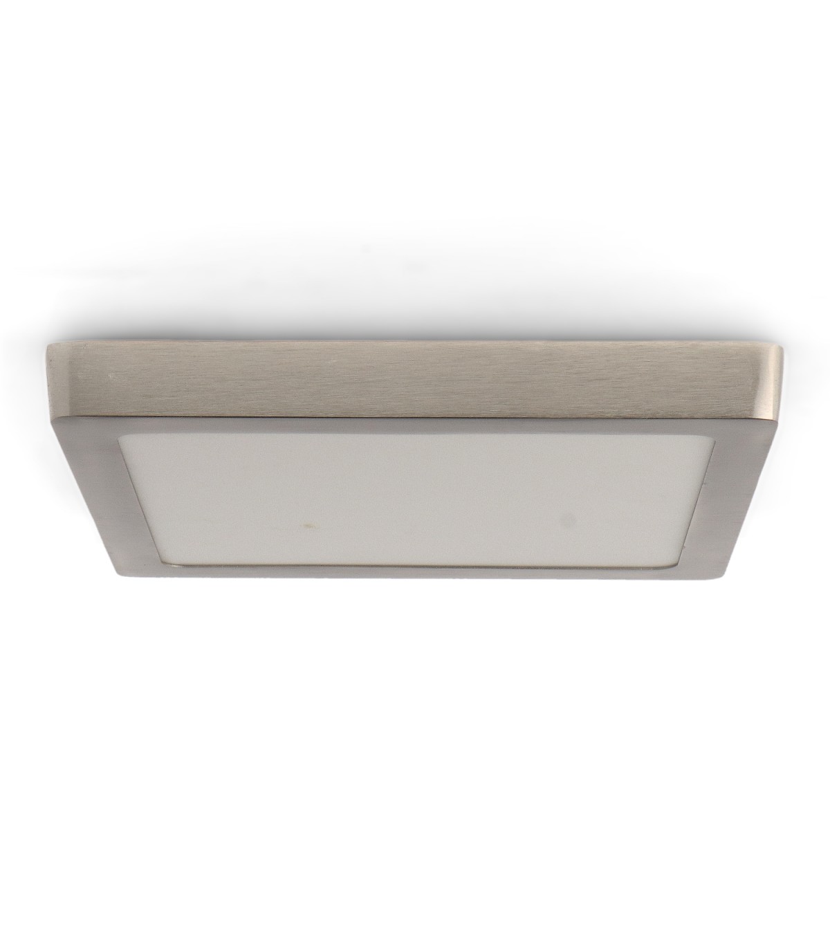 Plafón Superficie Led 25W 2500LM IP44 Cuadrado Níquel CCT