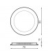 Downlight Led 5W 500LM IP20 Redondo Blanco