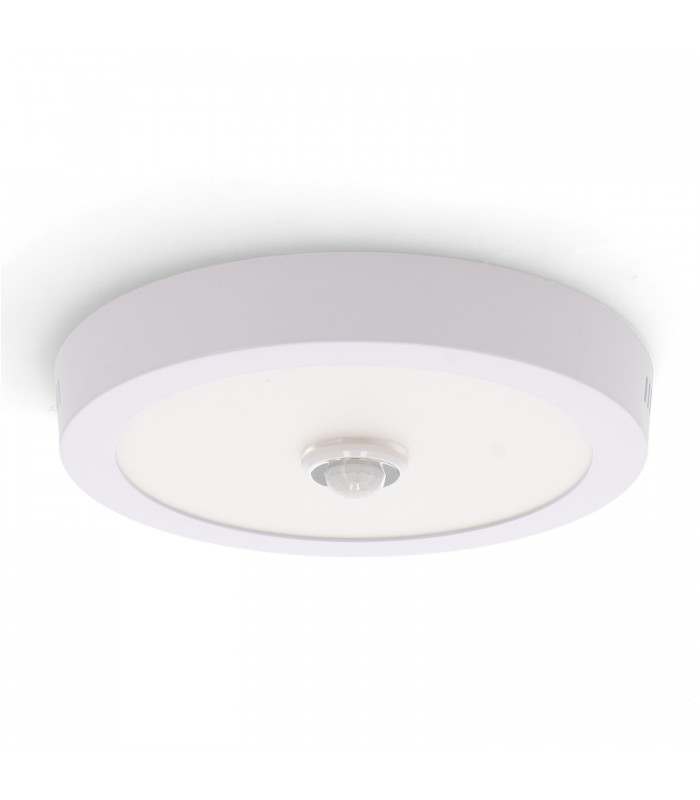 Plafón Led SENSOR light 18W 1800LM IP20 Redondo Blanco