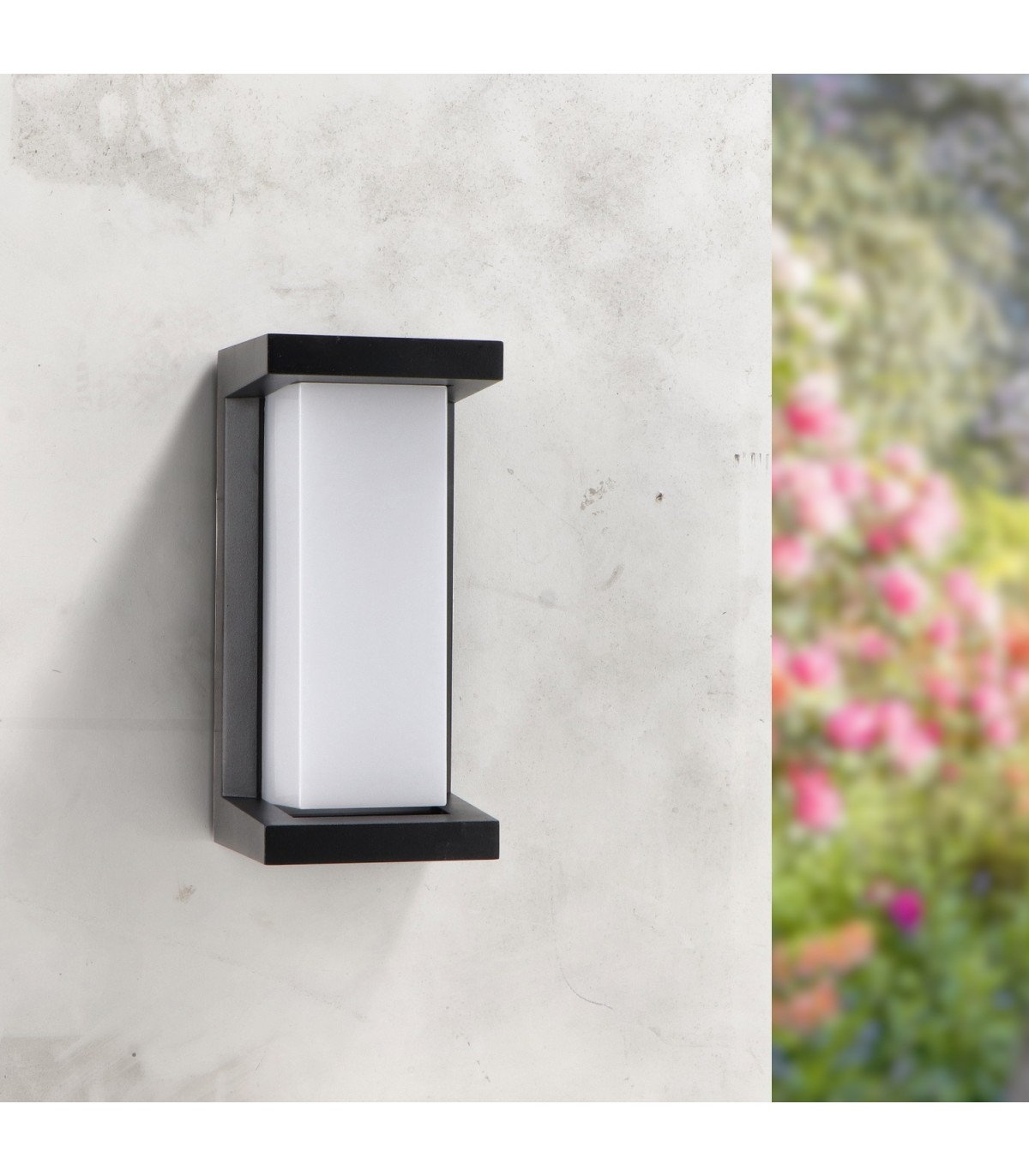 Aplique de Pared Led METSE 10W 920Lm IP54 Negro
