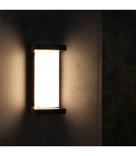 Aplique de Pared Led METSE 10W 920Lm IP54 Negro