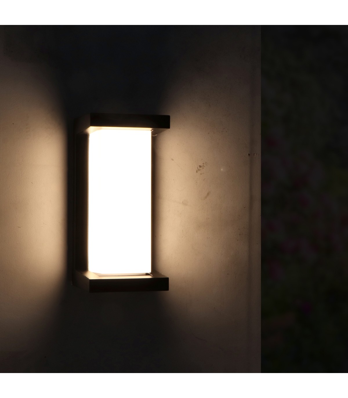 Aplique de Pared Led METSE 10W 920Lm IP54 Negro