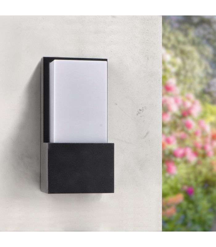 Aplique de Pared Led FIT 10W 920Lm IP54 Negro