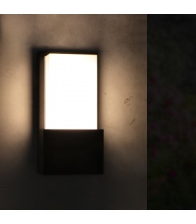 Aplique de Pared Led FIT 10W 920Lm IP54 Negro