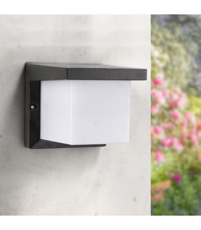 Aplique de Pared Led DAKOTA 12W 1160Lm IP54 Negro