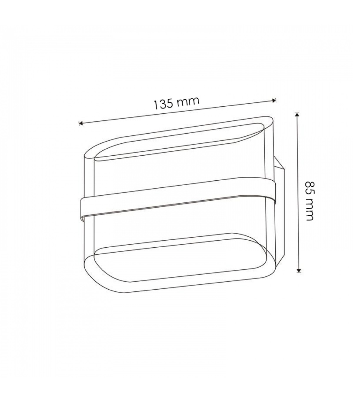 Aplique de Pared Led ARROW 10W 920Lm IP54