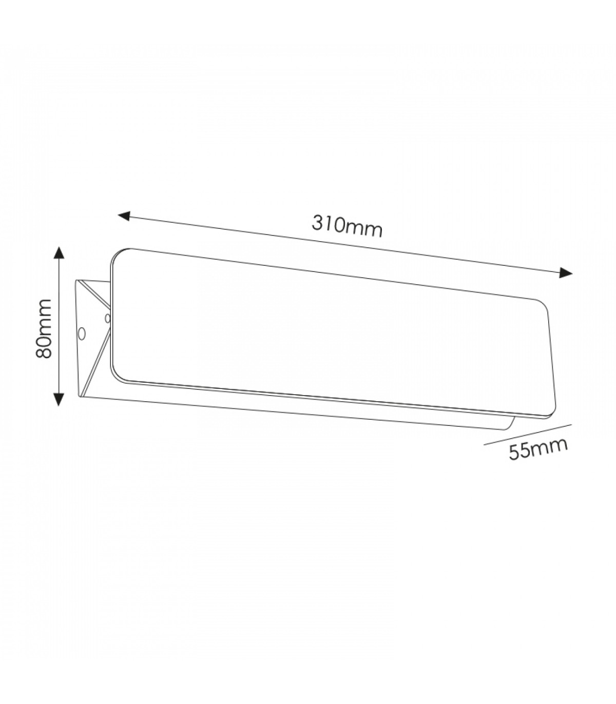 Aplique De Pared Led VAS 10W 820LM IP20 CCT