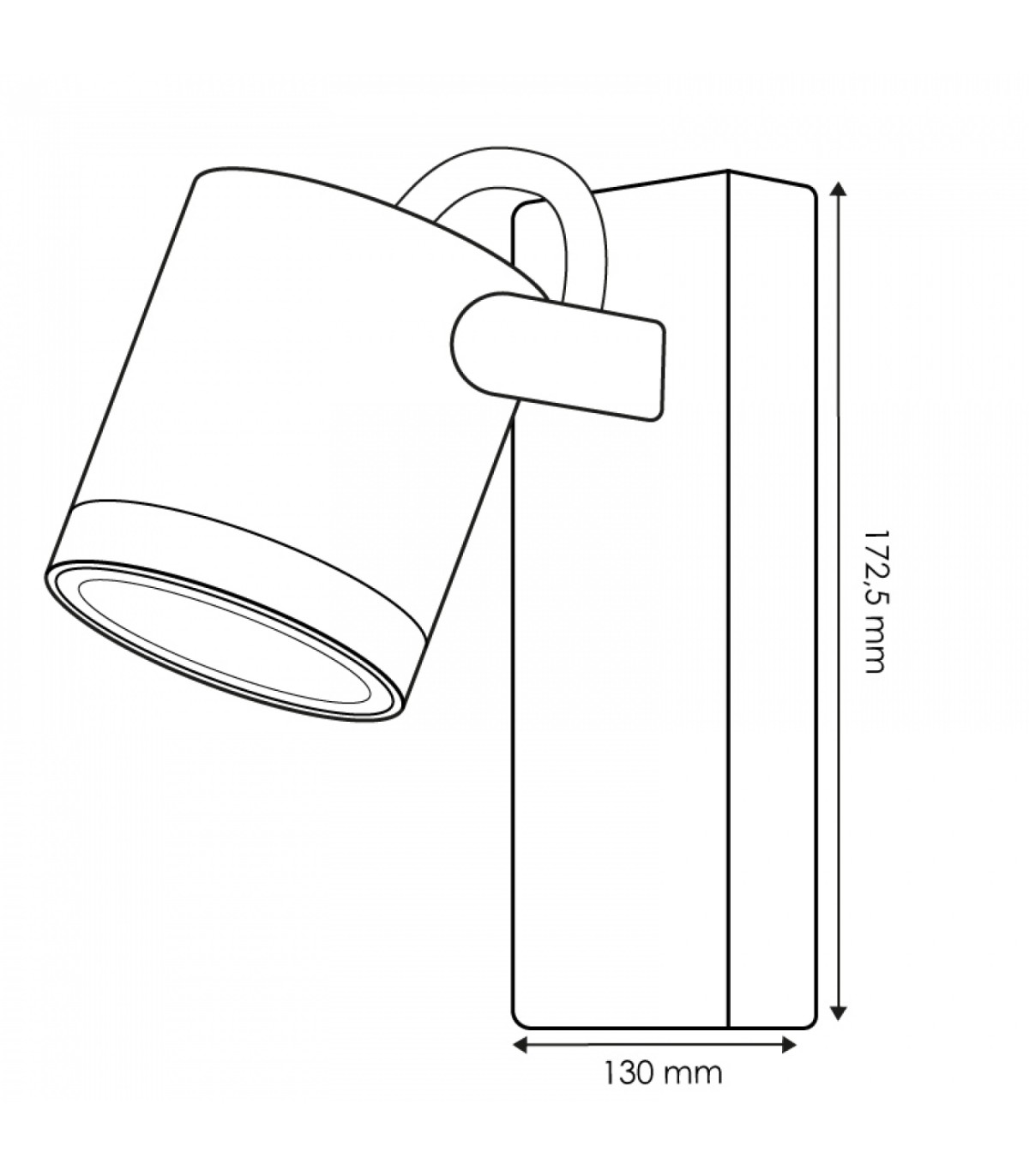 Aplique de Pared URBAN LEDME 1xE27