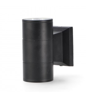 Aplique de Pared Led TUBE 2x3W 540Lm IP54 Negro