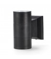 Aplique de Pared Led TUBE 2x3W 540Lm IP54 Negro