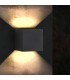 Aplique de Pared Led BLACK CUBE 12W 900Lm IP54 CCT