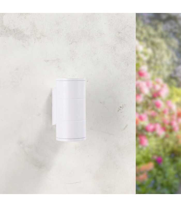 Aplique de Pared Led TUBE 2x3W 540Lm IP54 Blanco
