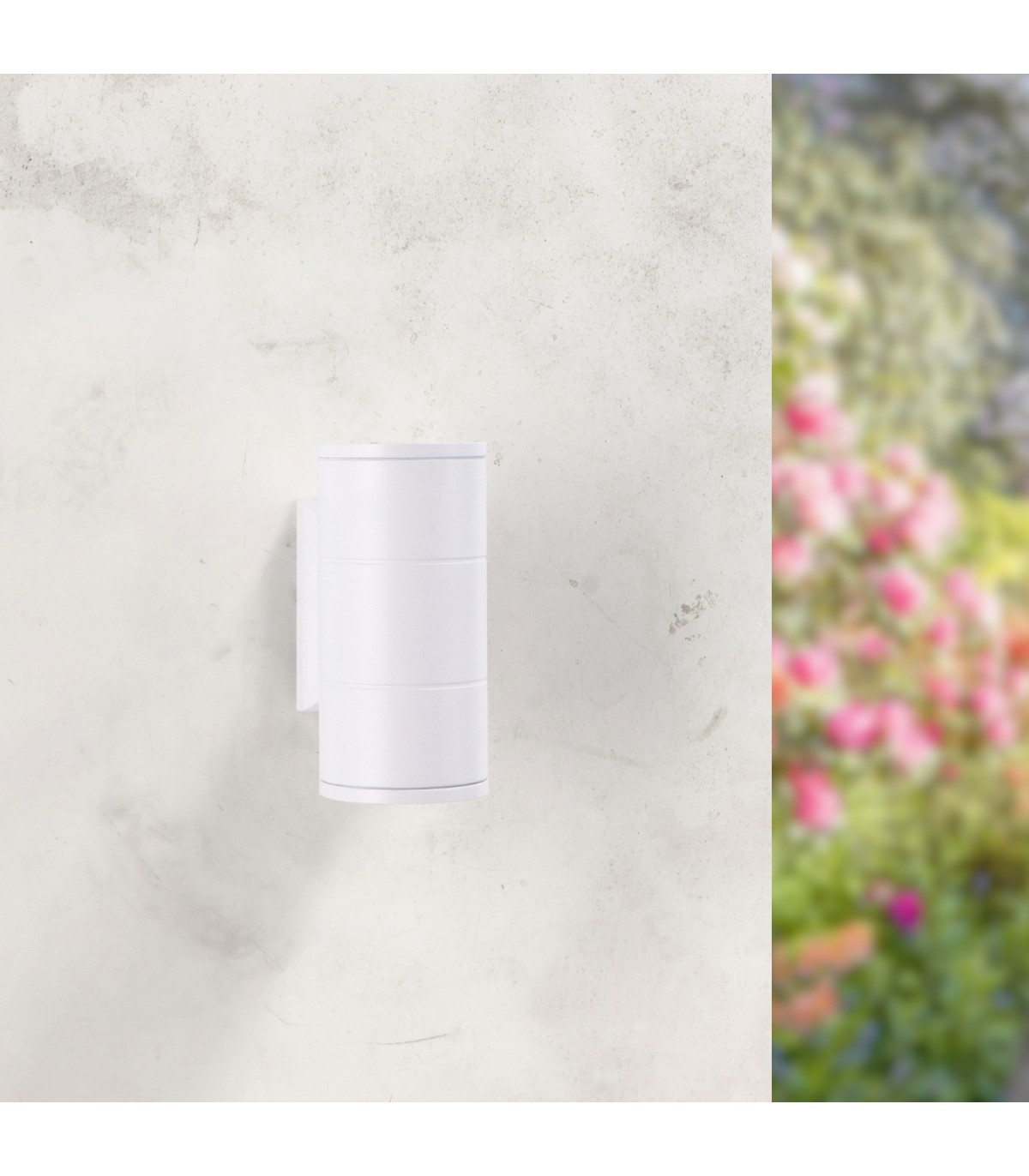 Aplique de Pared Led TUBE 2x3W 540Lm IP54 Blanco