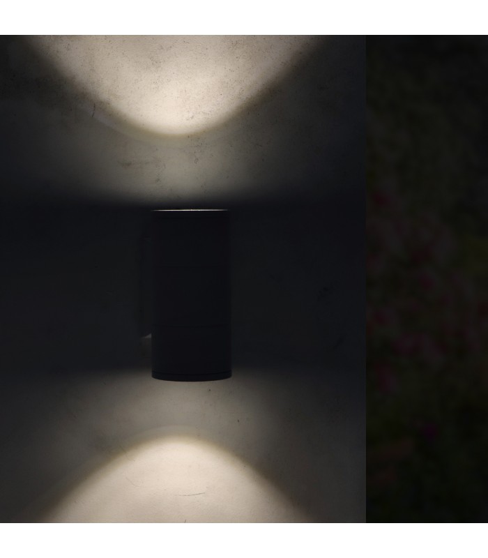 Aplique de Pared Led TUBE 2x3W 540Lm IP54 Blanco