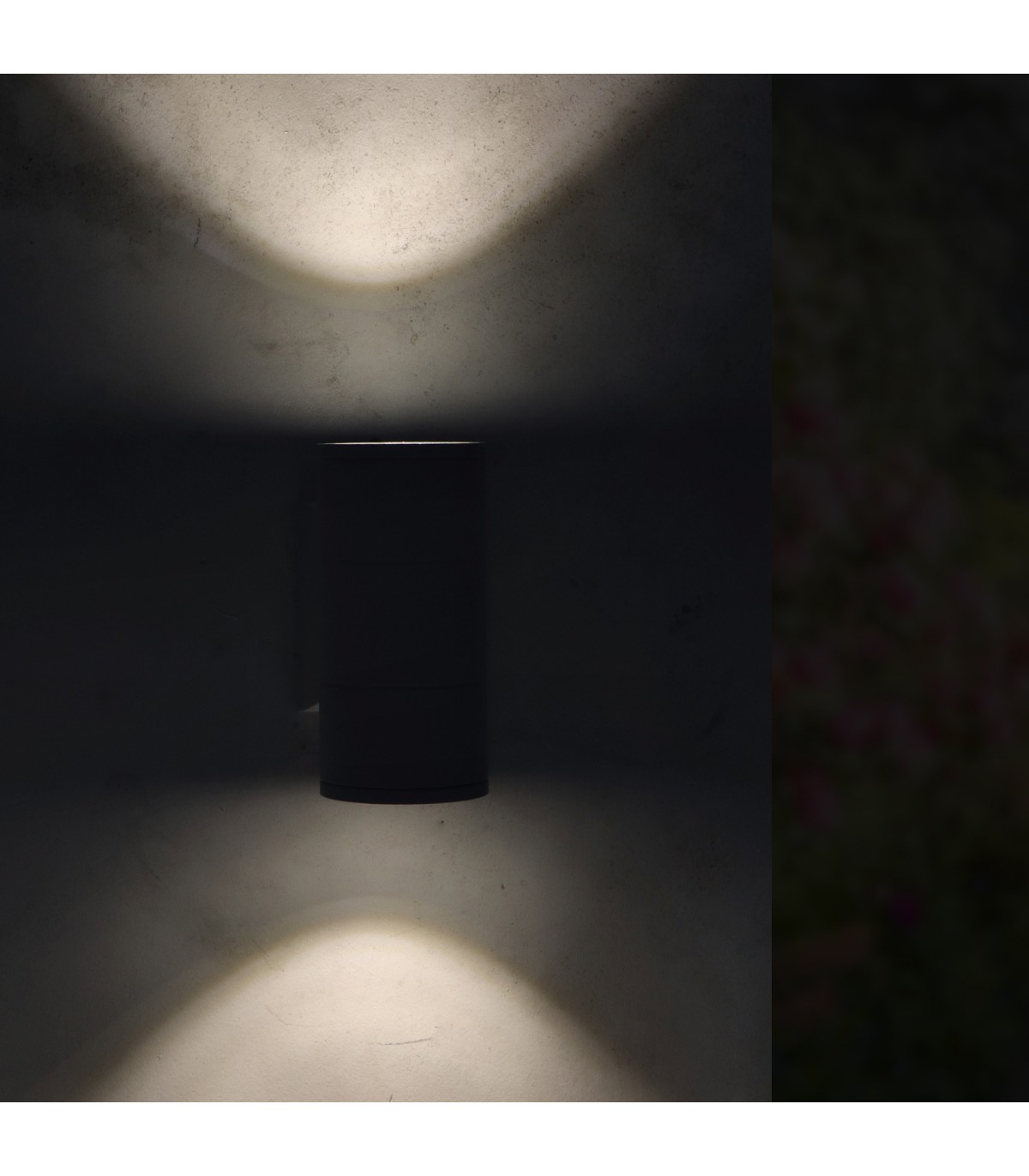 Aplique de Pared Led TUBE 2x3W 540Lm IP54 Blanco