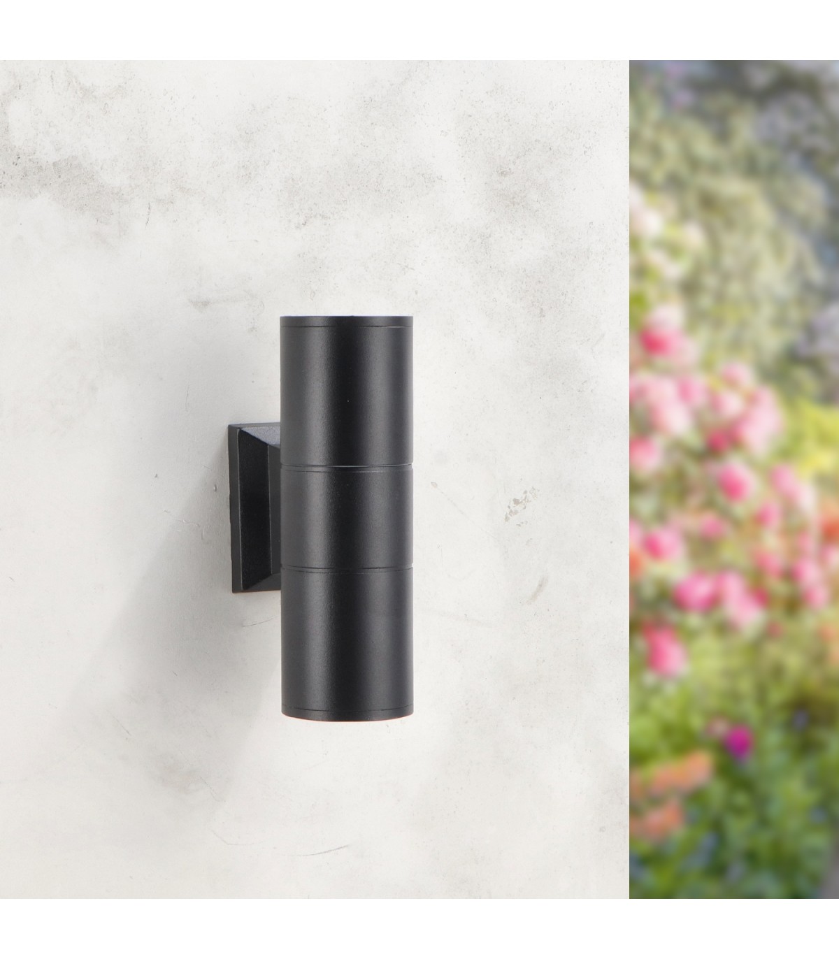 Aplique De Pared BLACK TUBE 2xGU10 IP54