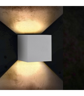Aplique Led De Pared WHITE CUBE 6W 600LM IP54