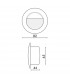 Baliza LED de empotrar 3W 240Lm 36º IP54 3000K Negra Circle