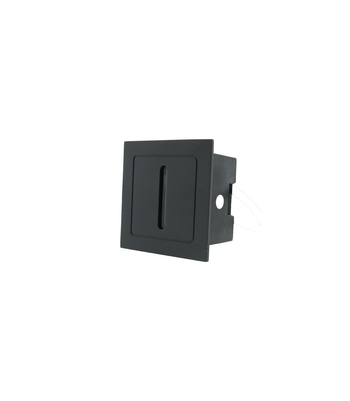 Baliza LED de empotrar 3W 240Lm 36º IP54 3000K Negra Line