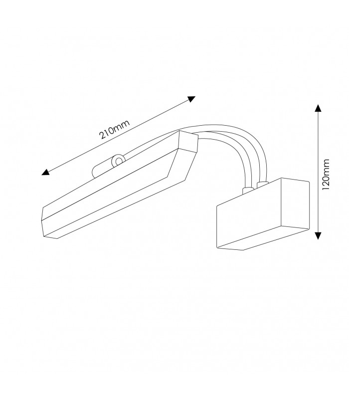 Aplique Pared Led BUET 10W 800Lm IP44