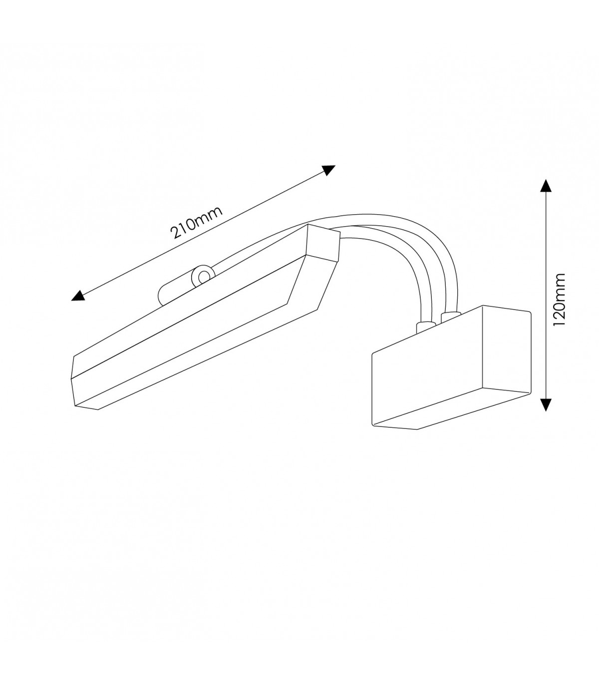 Aplique Pared Led BUET 10W 800Lm IP44
