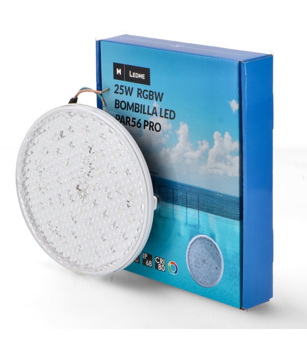 Bombilla PAR56 Next 12V AC/DC 25W 2000Lm IP68 RGBW