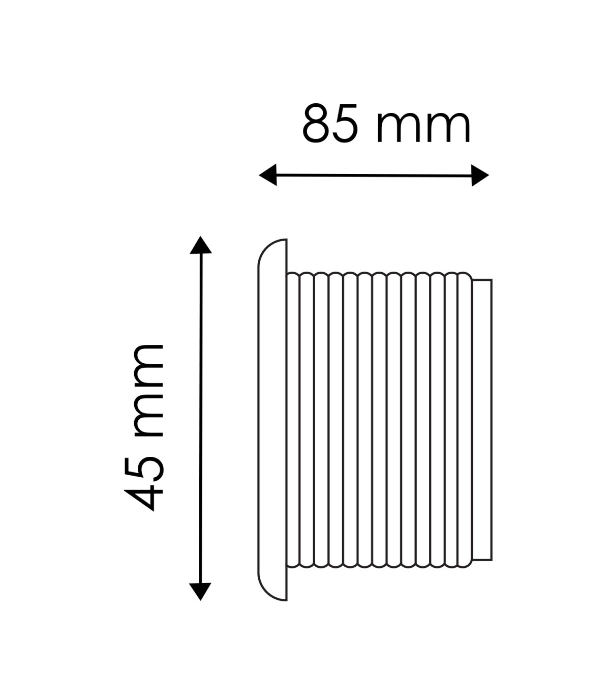 Sujeción Para Nicho Para Foco Led Minipool de Piscina