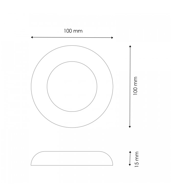 Aro Cromo Para Foco Led Swin de Piscina