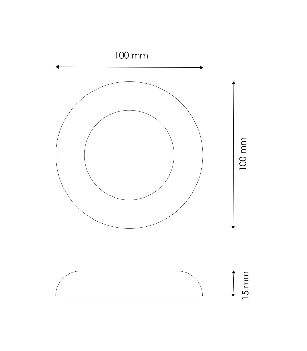 Aro Cromo Para Foco Led Swin de Piscina