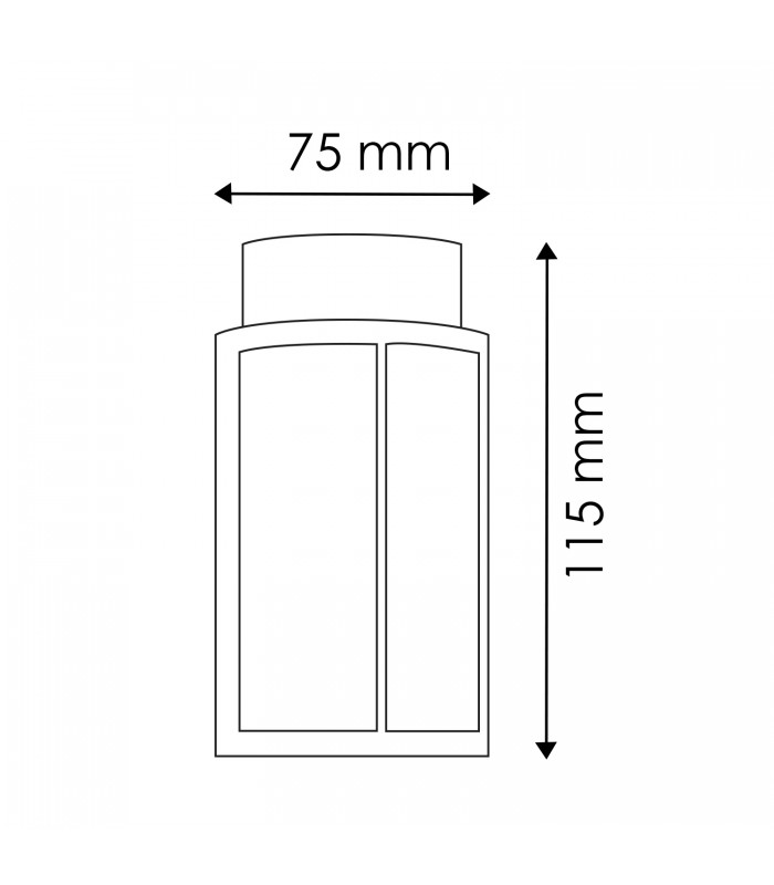 Nicho Para Foco Swin/Minipool Ip68 Para Hormigón y Liner de Piscina