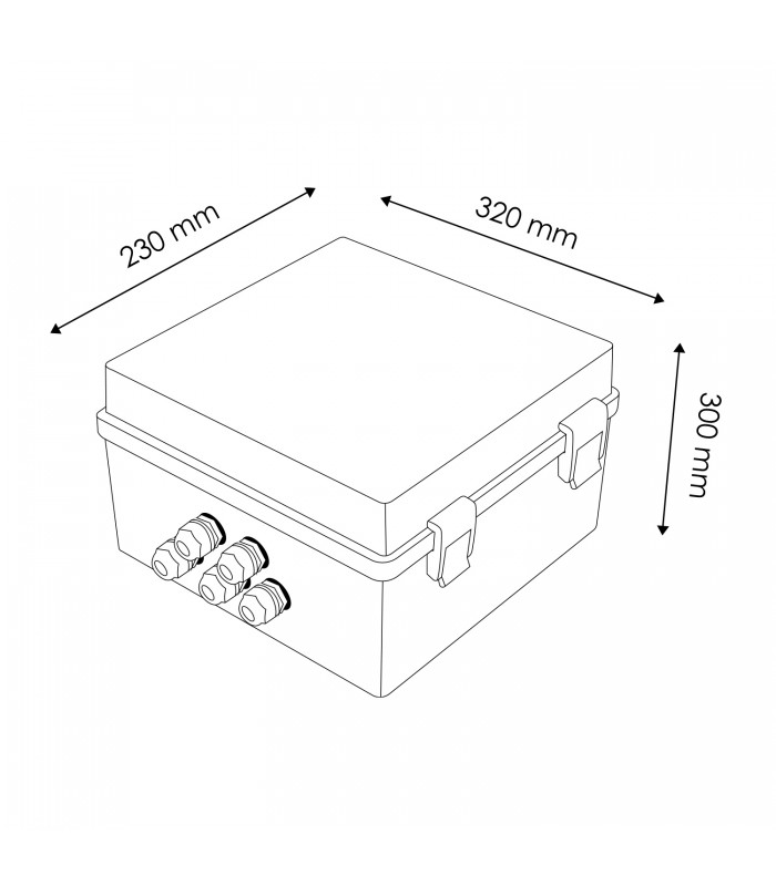 Cuadro Eléctrico Premontado Para Piscina de 1Cv Con Transformador 60Wac y Controlador Incluido