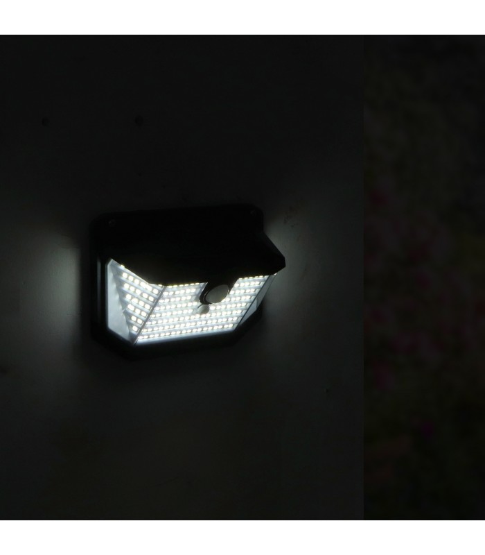 Aplique Led Solar Venus 4W 200Lm IP65 Con Sensor Movimiento - Pack 4 -