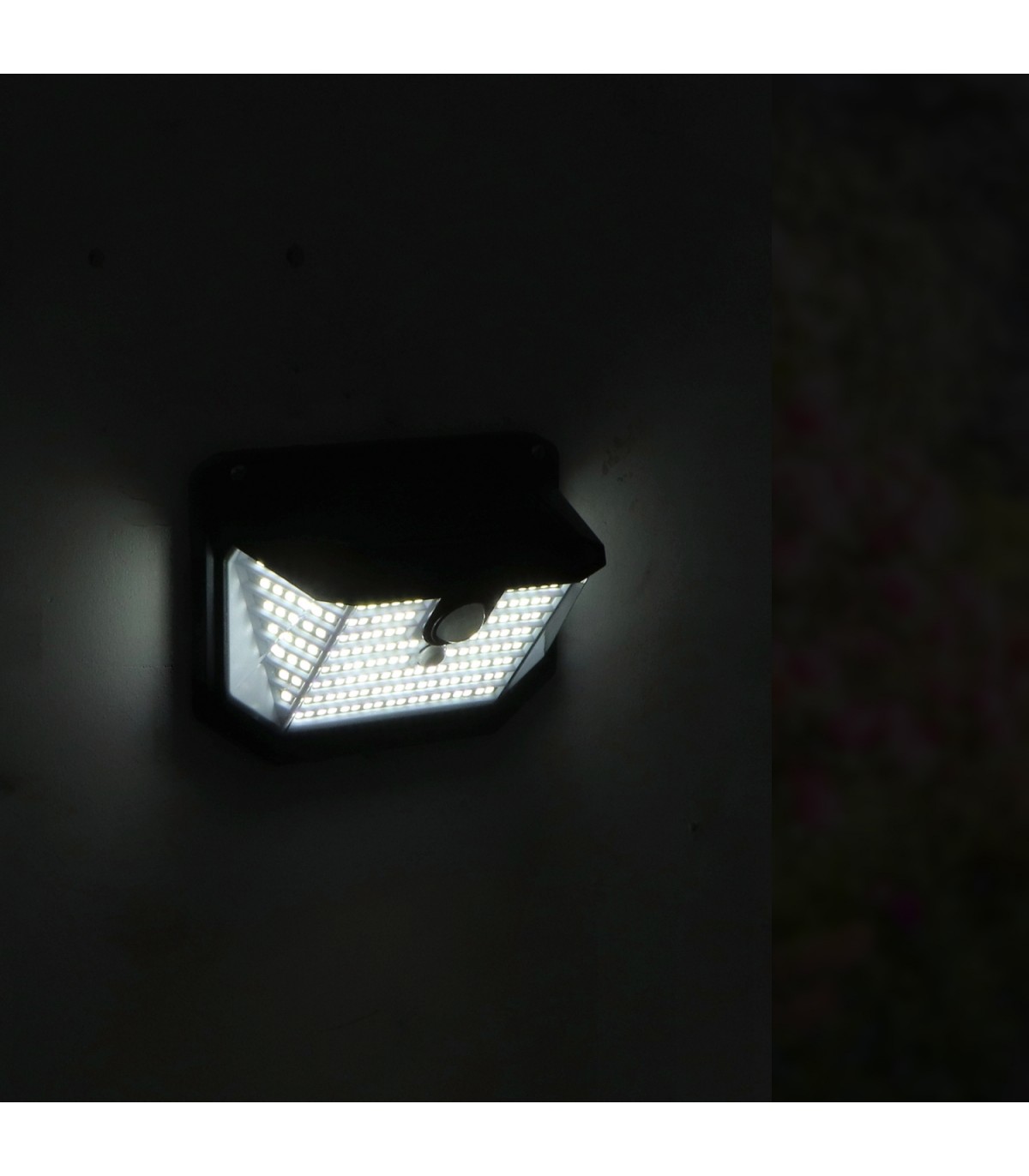 Aplique Led Solar Venus 4W 200Lm IP65 Con Sensor Movimiento - Pack 4 -