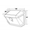 Aplique Led Solar Venus 4W 200Lm IP65 Con Sensor Movimiento - Pack 4 -