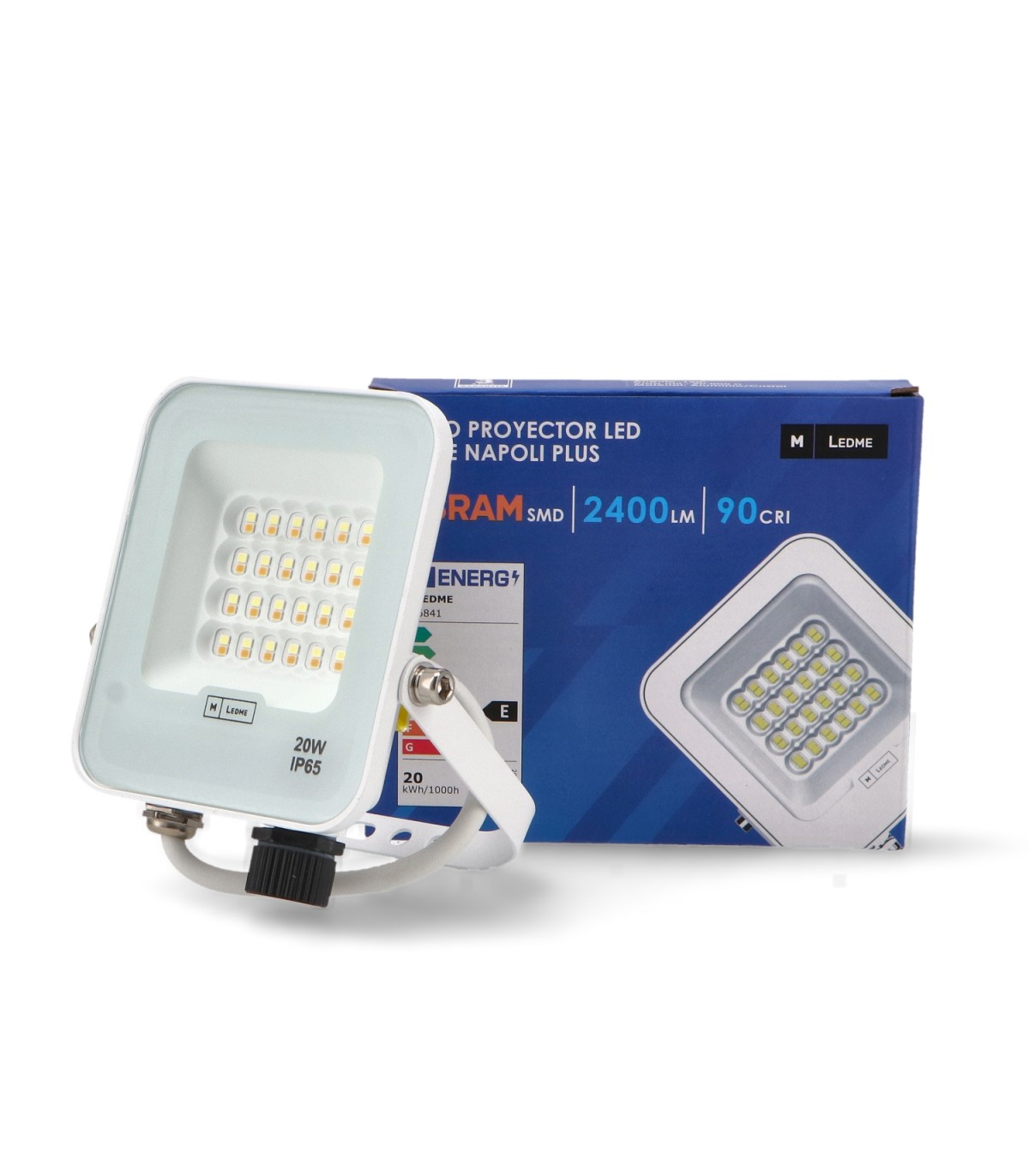 Proyector Napoli Plus White 20W 2400Lm IP65 CCT