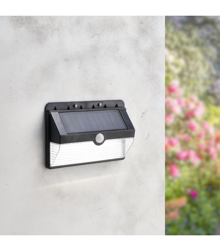Aplique Led Solar SUN 4W 200Lm IP44 Con Sensor Movimiento