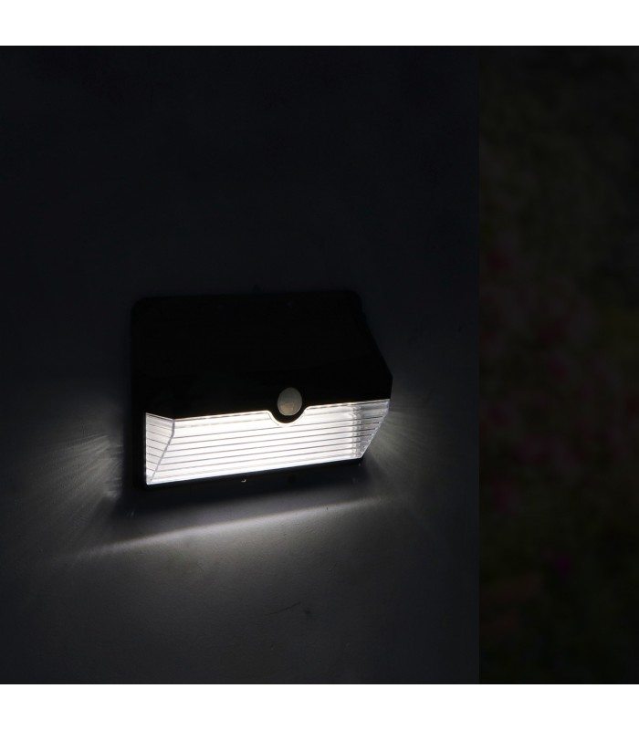 Aplique Led Solar SUN 4W 200Lm IP44 Con Sensor Movimiento