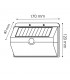 Aplique Led Solar SUN 4W 200Lm IP44 Con Sensor Movimiento