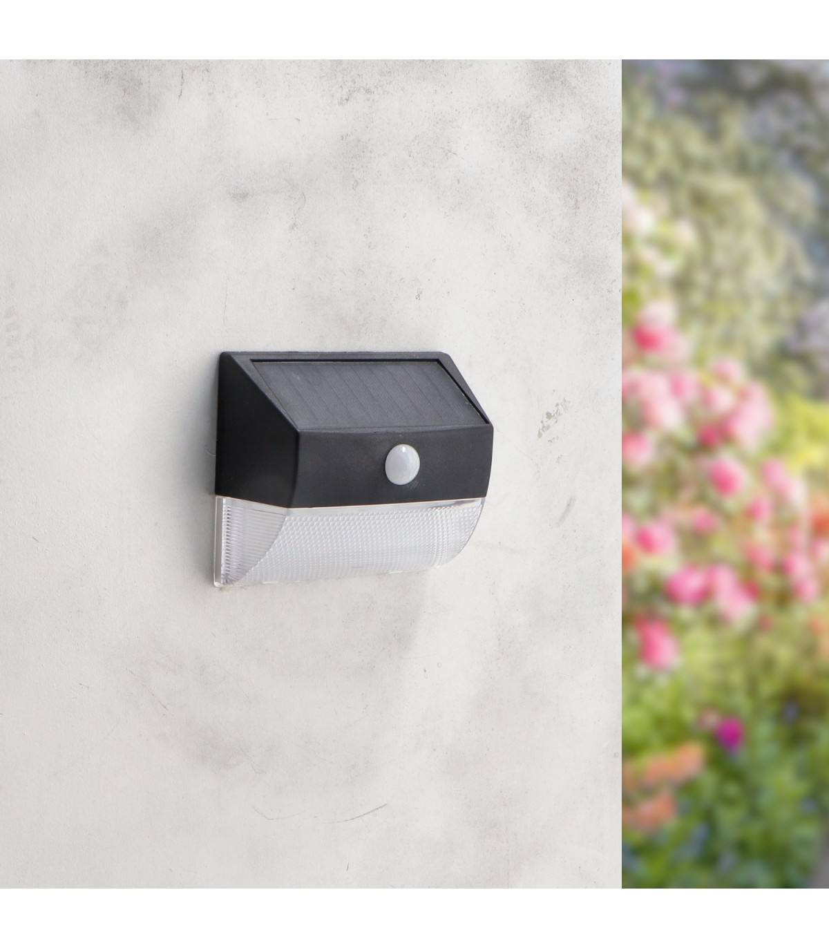 Aplique Led Solar MOON 3W 150Lm IP44 Con Sensor Movimiento