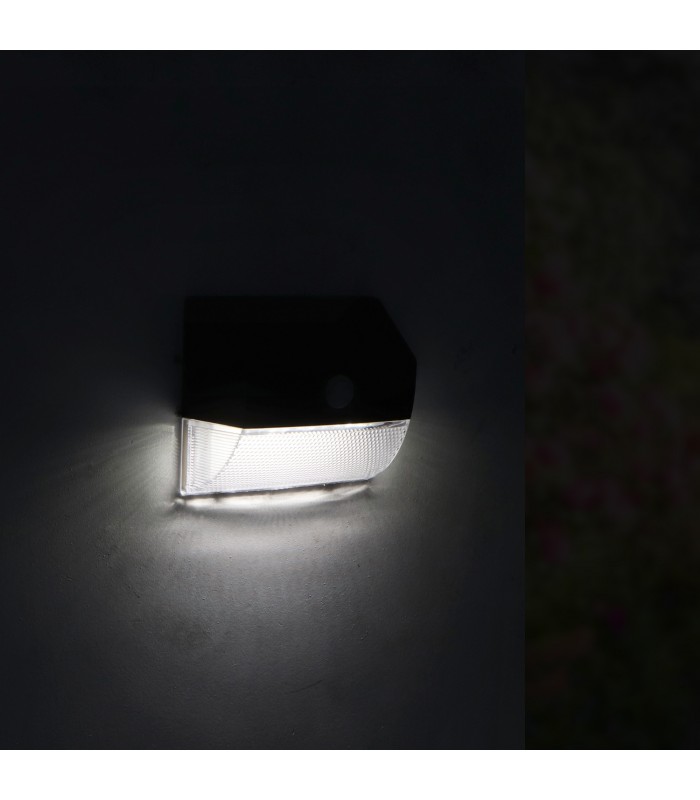 Aplique Led Solar MUS 3W 150Lm IP44 Con Sensor Movimiento