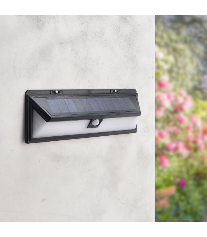 Aplique Led Solar NATUR 12W 500Lm IP44 Con Sensor Movimiento