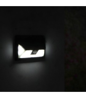 Aplique Led Solar VENUS 6W 300Lm IP44 Con Sensor Movimiento