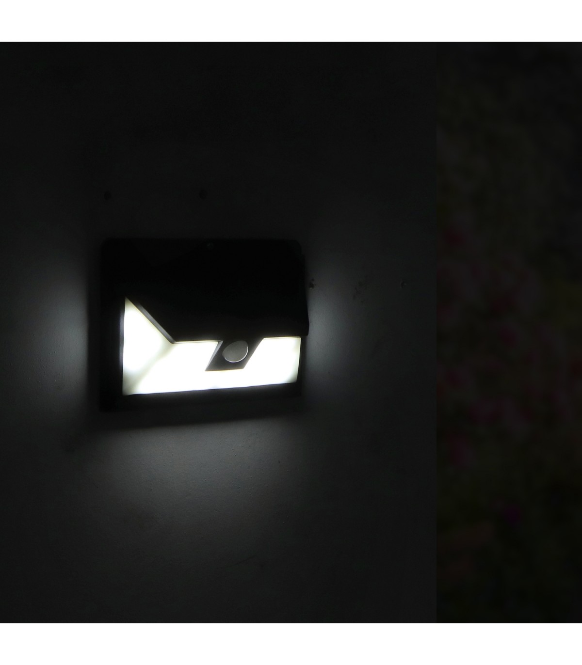 Aplique Led Solar VENUS 6W 300Lm IP44 Con Sensor Movimiento