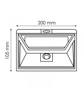 Aplique Led Solar VENUS 6W 300Lm IP44 Con Sensor Movimiento