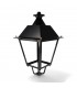 Farol Villa Acero Pintado Horno Negro
