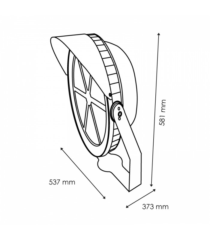 Foco Proyector Led PLANET 600W 72000Lm 60º IP65