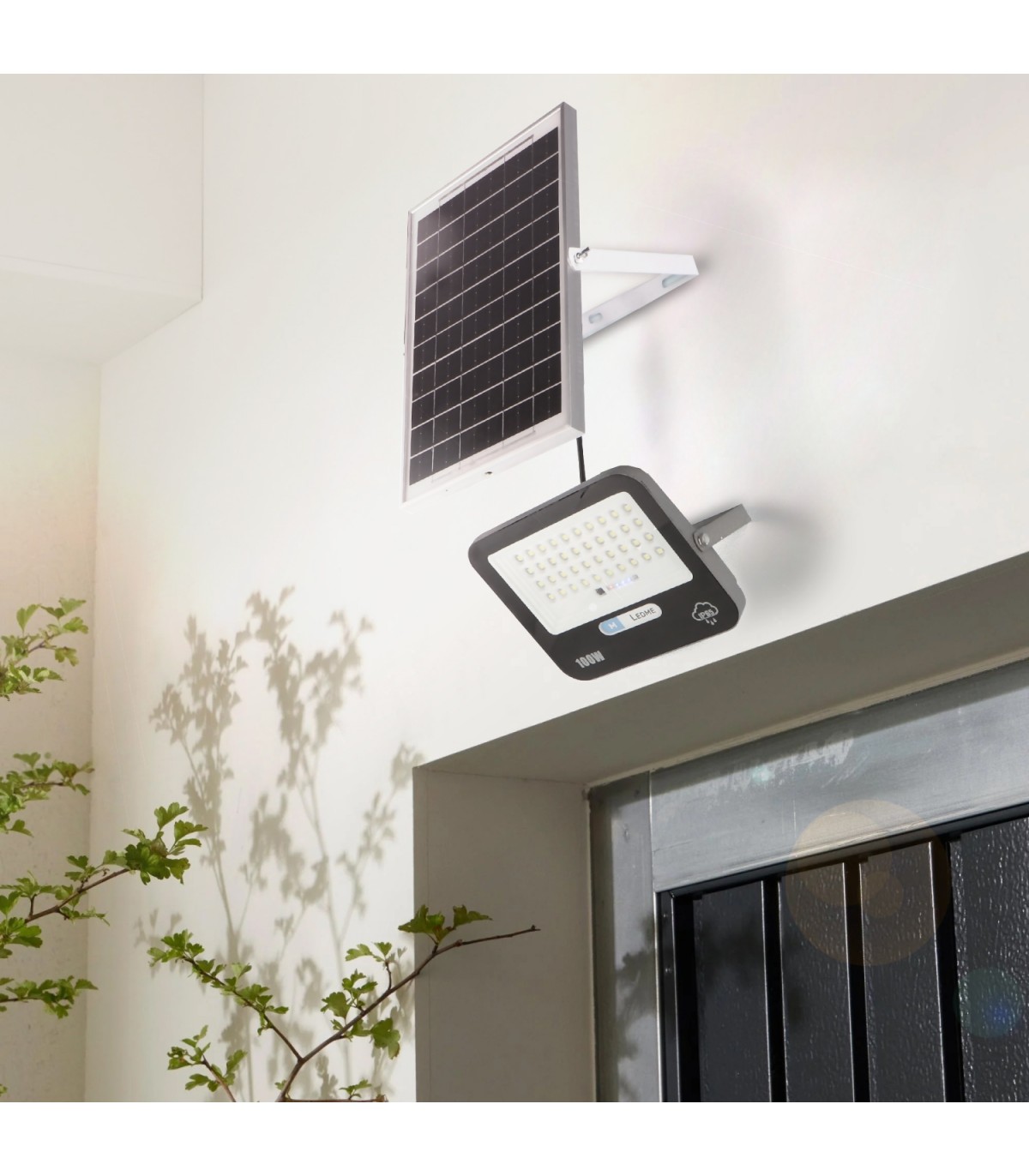 Proyector Led Solar Milan 100W/10W 1000Lm IP65