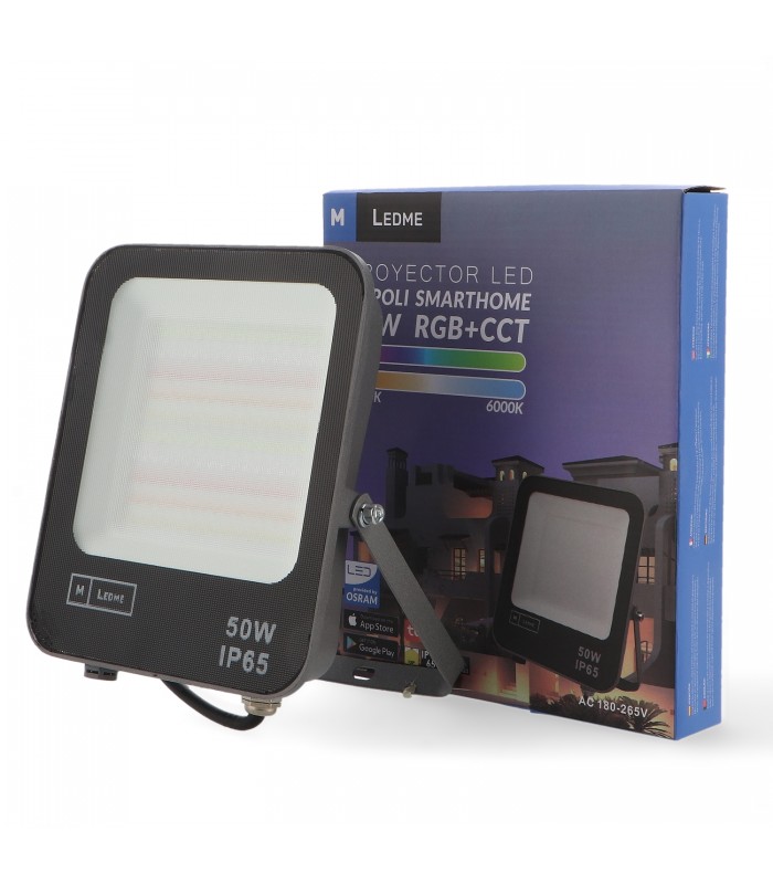 Proyector Led SMARTHOME 50W 3750Lm IP65 RGB+CCT