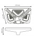 Farola Led Solar KAIN 80W/18W 1800Lm IP65