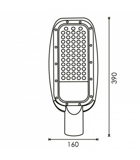Farola Led Harlem Lumileds 50W 5500Lm 140ºx65º IP65